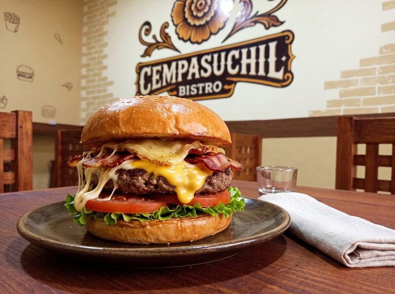 Hamburguesa Tres Quesos